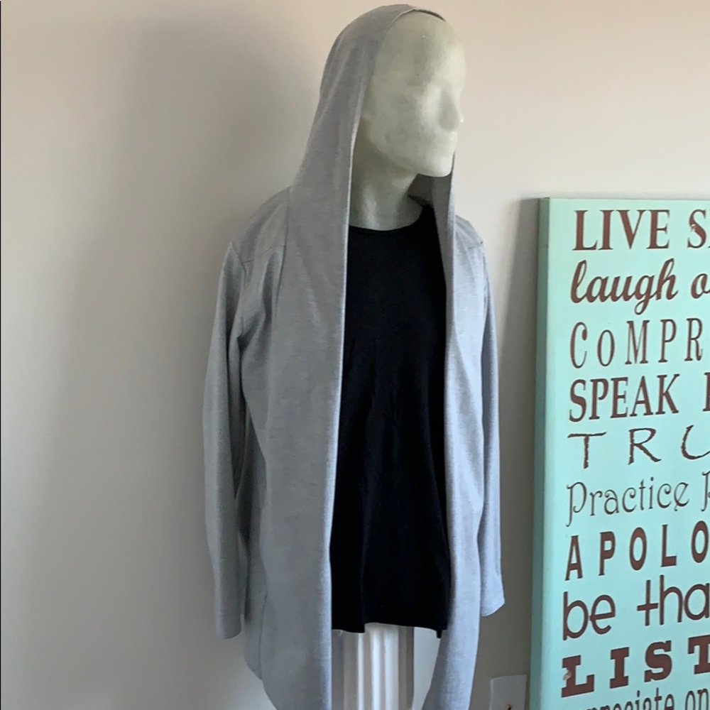 Gray Extended Cape